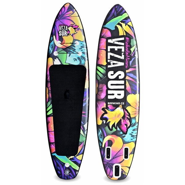 Customizable and inflatable stand-up paddle board that measures 10.6' x 32"... from ASI 72657 Active Life Promo / Active Life Promo