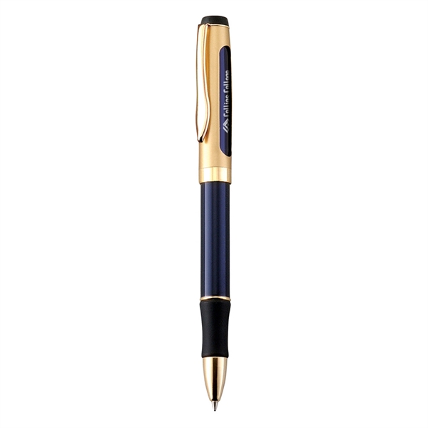Twist action solid brass ballpoint pen with stain gold.... from ASI 31517 Admart Products / Admart Line