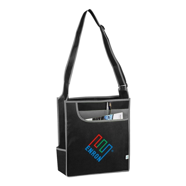 ECO friendly non-woven messenger tote bag.... from ASI 31517 Admart Products / Admart Line