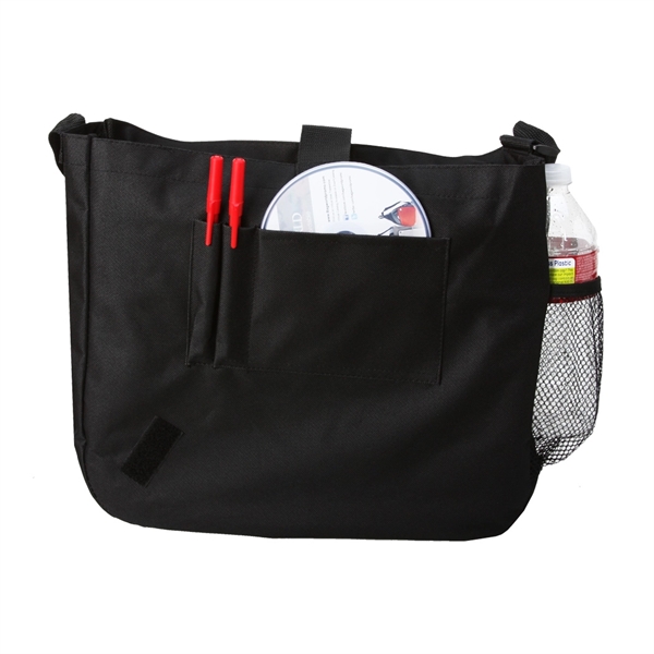 Business briefcase with main zippered compartment and earphone port.... from ASI 31517 Admart Products / Admart Line