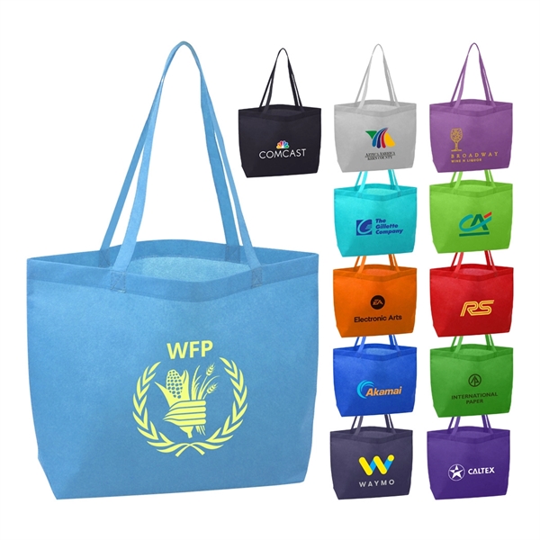 Heat-Sealed Non-Woven Shopping Tote... from ASI 31517 Admart Products / Admart Line