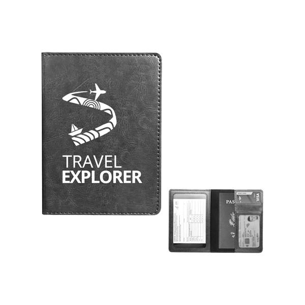 Passport Cover with Card Holder... from ASI 31517 Admart Products / Admart Line