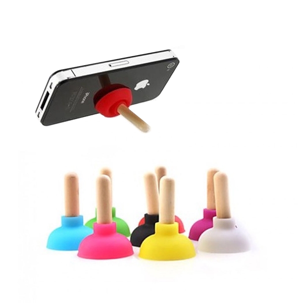 Toilet plunger phone stand.... from ASI 31517 Admart Products / Admart Line