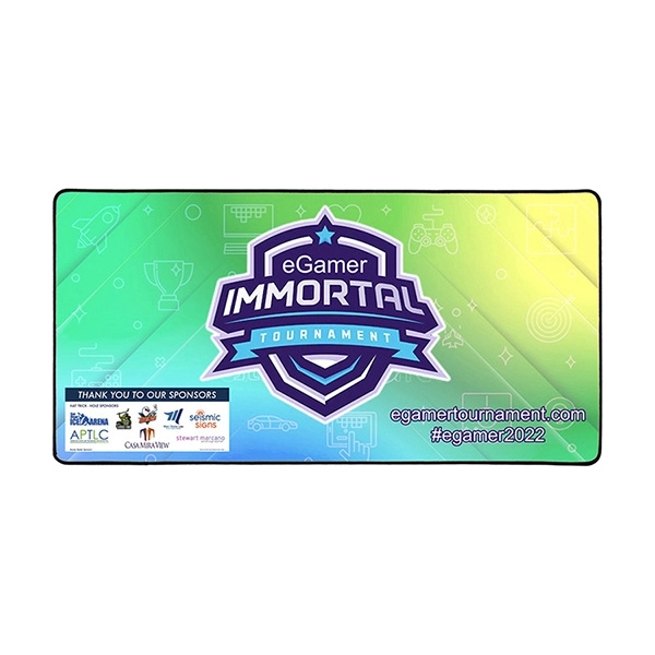 Gamer's Paradise XL 31.5" x 15.5" non-slip rubber mouse pad with... from ASI 62660 Innovation Line