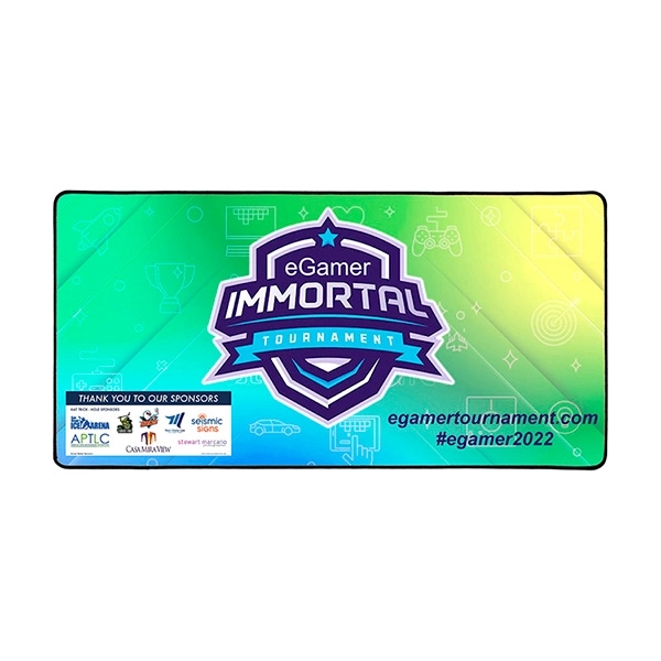 Gamer's Paradise XL 31.5" x 15.5" non-slip rubber mouse pad with... from ASI 62660 Innovation Line