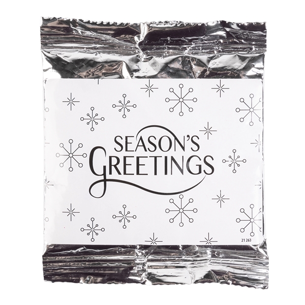 Hot cocoa packets in a tube with candy fills... from ASI 44900 NC Custom (CI/Lanco) / Chocolate Inn