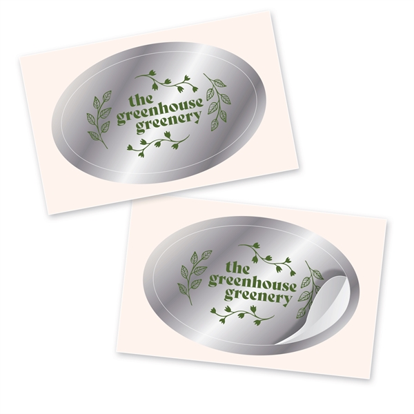 Elevate your sticker design with our foil sticker option. Add a... from ASI 62088 IDProductsource