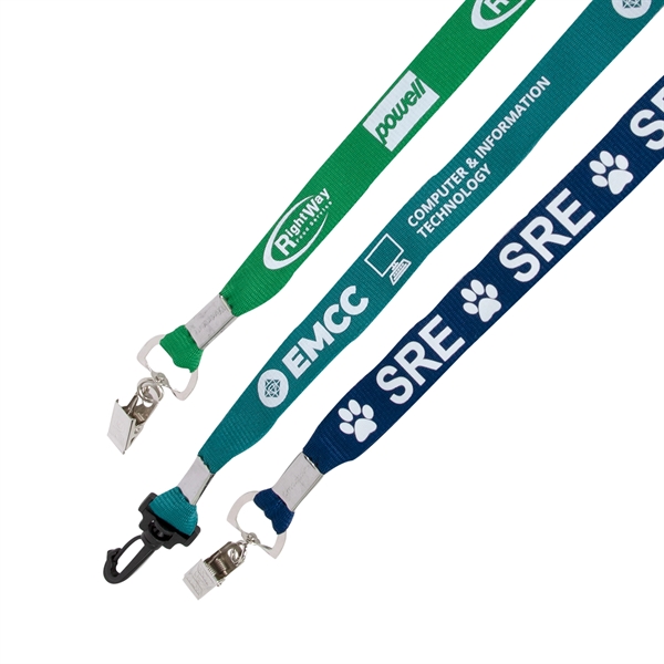 Made from recycled PET Material our eco-friendly lanyards are durable and... from ASI 62088 IDProductsource