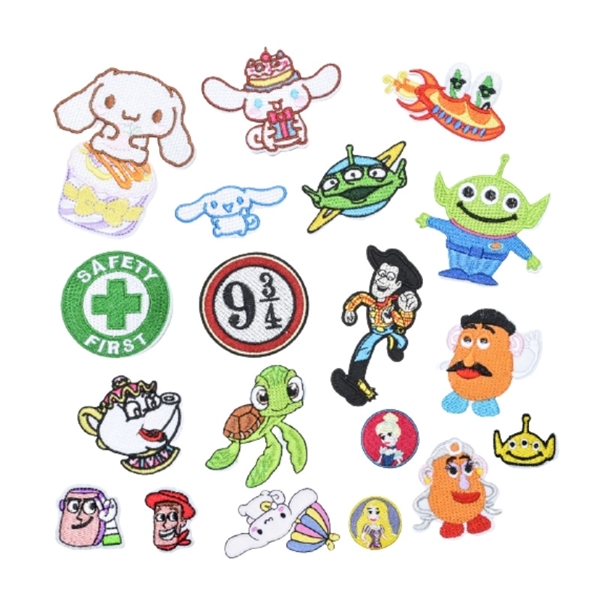 5.5" Custom embroidered patches plus free 2-5 colors embroidery on 1... from ASI 37218 Athena Promo (tm)