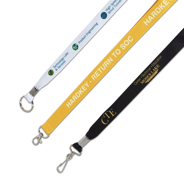 Made from recycled PET Material our eco-friendly lanyards are durable and... from ASI 62088 IDProductsource