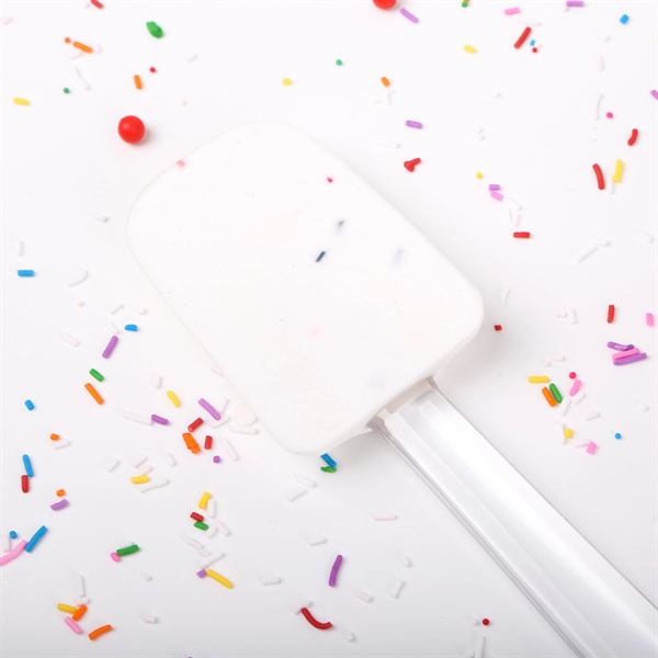 FDA approved silicone spoon spatula that measures 11" x 2 3/8"... from ASI 61966 HPG / Beacon Promotions