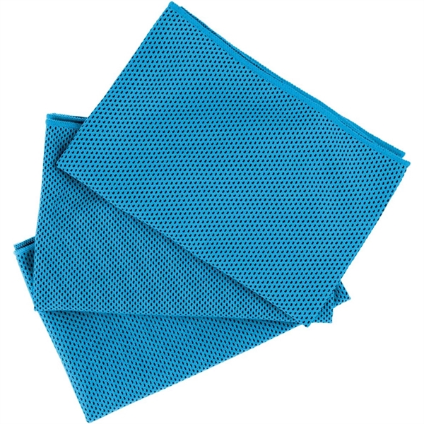 Ultra quality microfiber cooling sports towel; made with highly breathable mesh... from ASI 68190 Lungsal / Lungsal