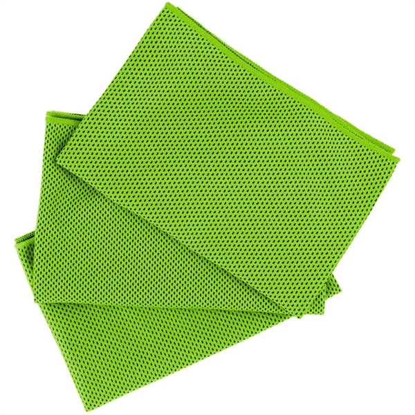 Ultra quality microfiber cooling sports towel; made with highly breathable mesh... from ASI 68190 Lungsal / Lungsal