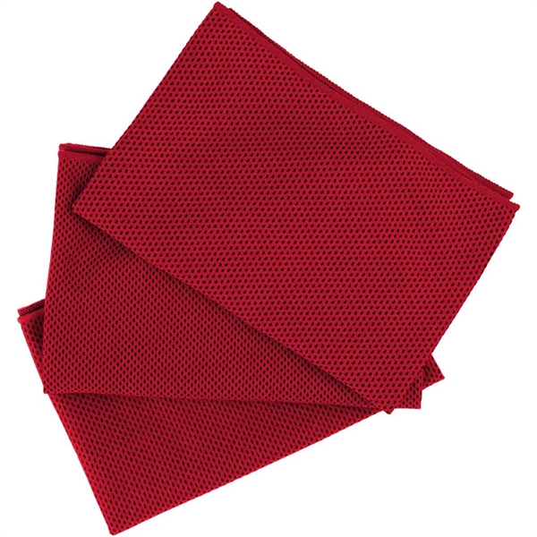 Ultra quality microfiber cooling sports towel; made with highly breathable mesh... from ASI 68190 Lungsal / Lungsal