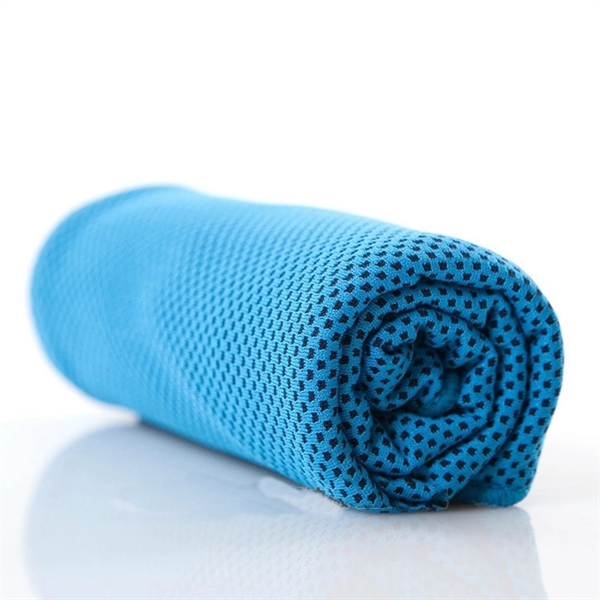 Ultra quality microfiber cooling sports towel; made with highly breathable mesh... from ASI 68190 Lungsal / Lungsal