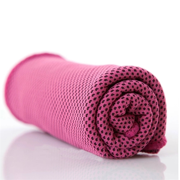 Ultra quality microfiber cooling sports towel; made with highly breathable mesh... from ASI 68190 Lungsal / Lungsal