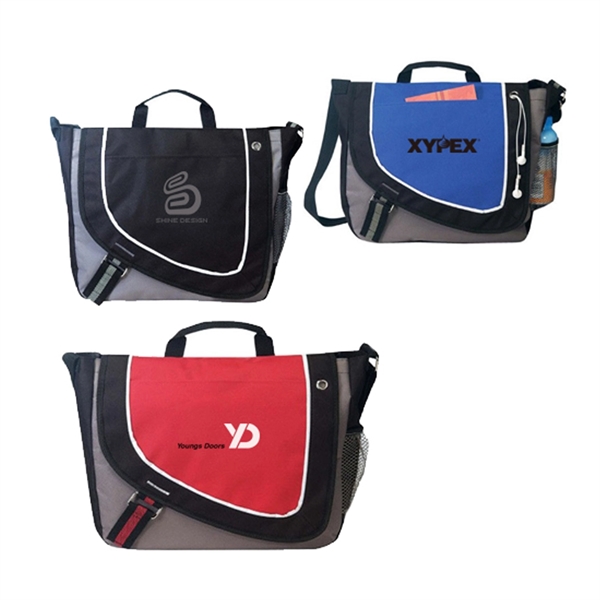 Poly messenger bag.... from ASI 31517 Admart Products / Admart Line
