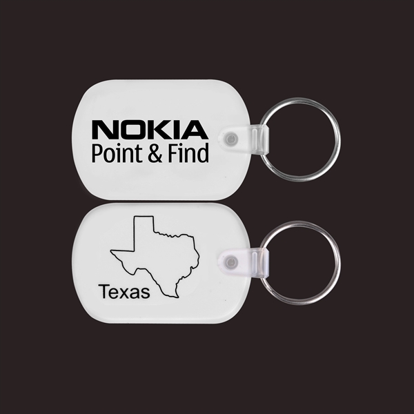 New York Map Shape PVC Key Holder... from ASI 74585 Nu Promo International / Nu Promo Line