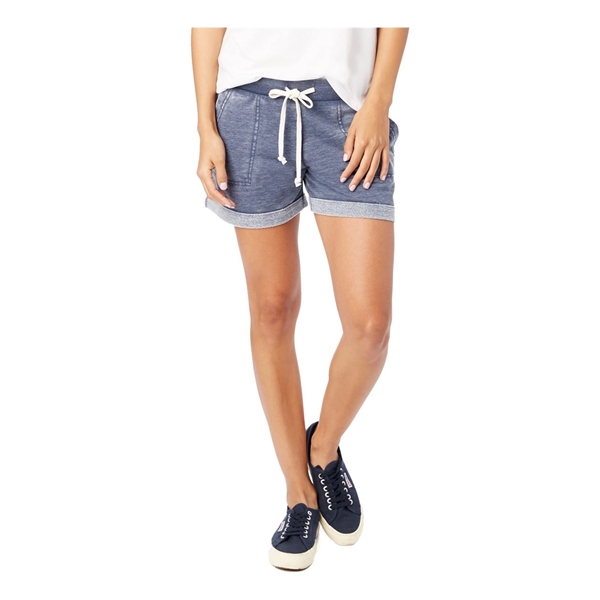 Women's Lounge Burnout French Terry Shorts... from ASI 84358 S&S Activewear