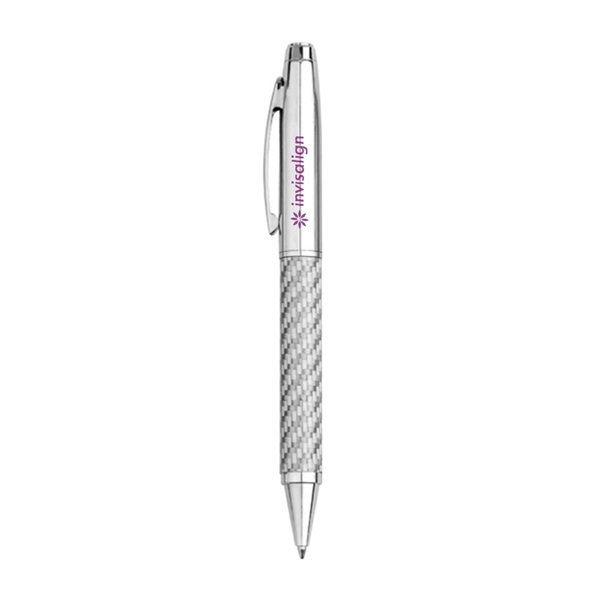 Carbon Fiber Twist Action Ballpoint Pen... from ASI 31517 Admart Products / Admart Line