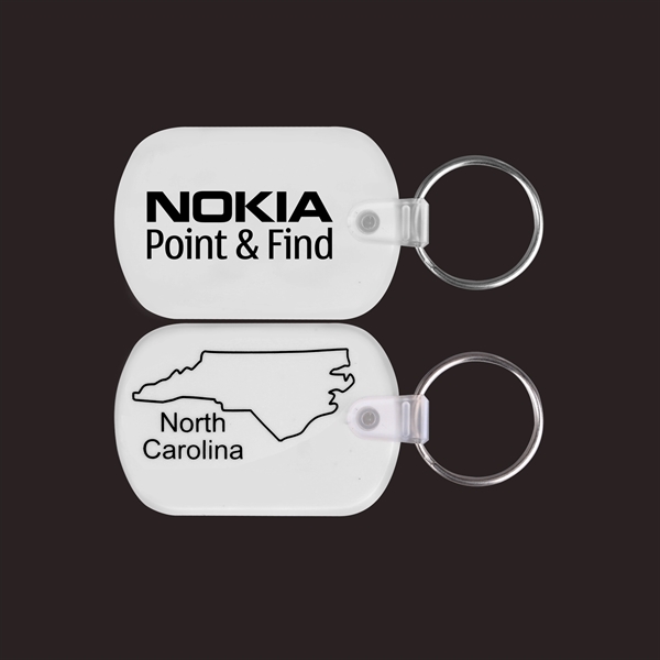 North Carolina Map Shape PVC Key Holder... from ASI 74585 Nu Promo International / Nu Promo Line