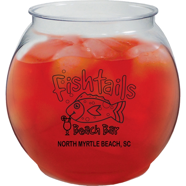 20 oz. Clear Plastic Blow-Molded Fish Bowl.  Unbreakable, made in... from ASI 61952 Howw Mfg Co Inc / Howw USA