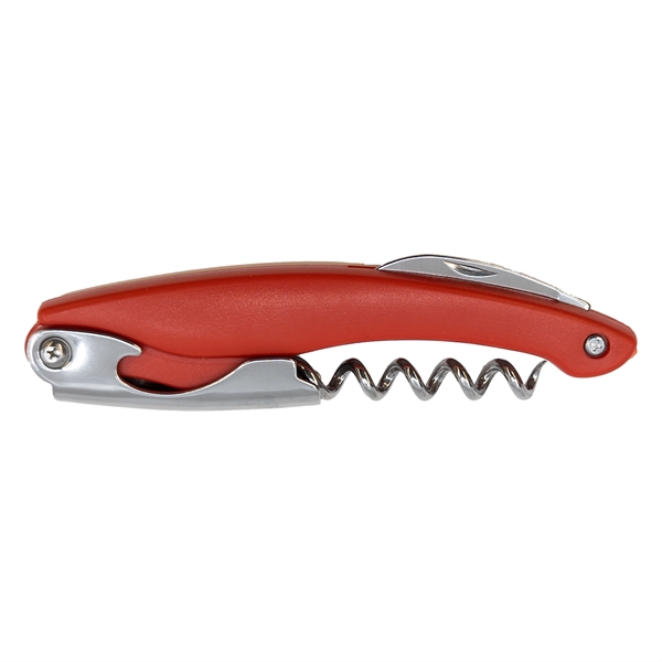 Bottle opener, corkscrew opener with knife; made from durable steel.... from ASI 90807 Tekweld