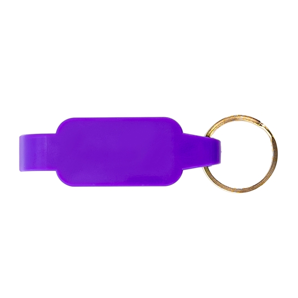 2.5"W x 0.75"H  bottle/can opener with split key ring.... from ASI 90807 Tekweld