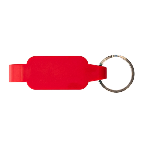 2.5"W x 0.75"H  bottle/can opener with split key ring.... from ASI 90807 Tekweld