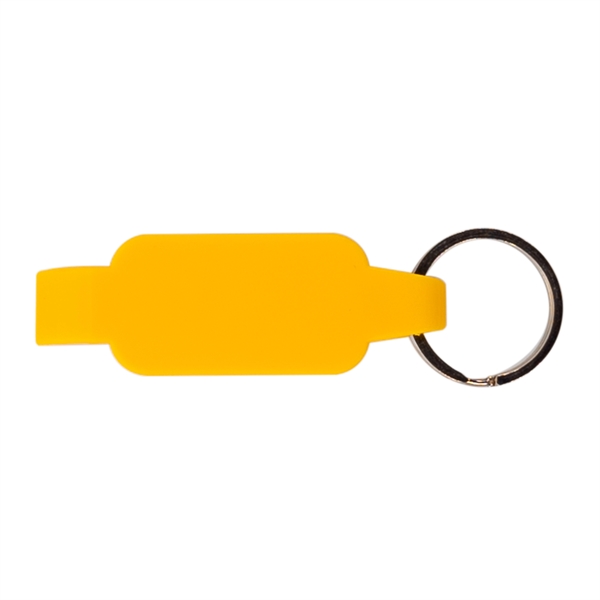 2.5"W x 0.75"H  bottle/can opener with split key ring.... from ASI 90807 Tekweld