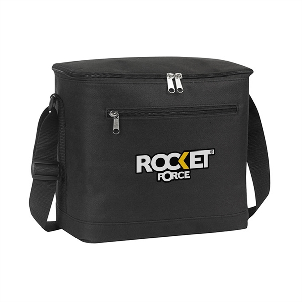 Insulated lunch bag with front zipper pocket.... from ASI 31517 Admart Products / Admart Line