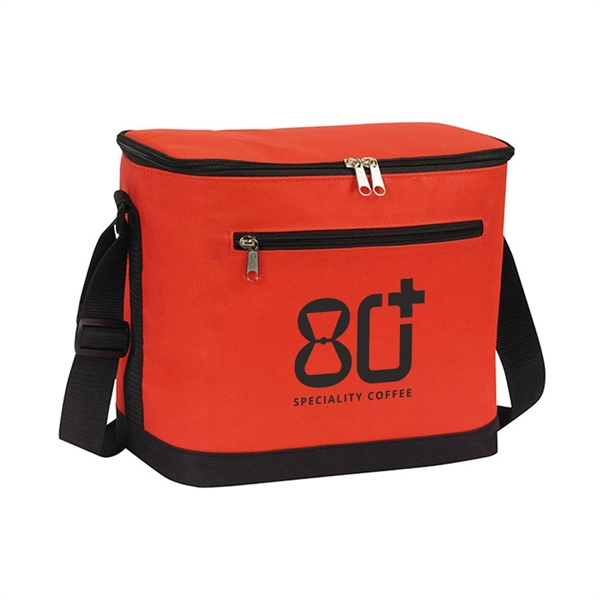 Insulated lunch bag with front zipper pocket.... from ASI 31517 Admart Products / Admart Line