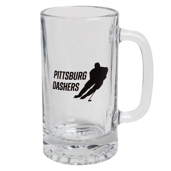 16-ounce glass beer mug with starburst bottom.... from ASI 62088 IDProductsource