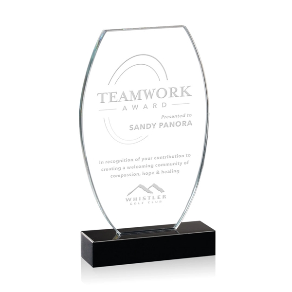 Clear Optical Crystal is given broadly arched sides to create this... from ASI 84592 St Regis Group / St Regis