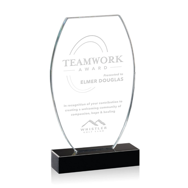 Clear Optical Crystal is given broadly arched sides to create this... from ASI 84592 St Regis Group / St Regis