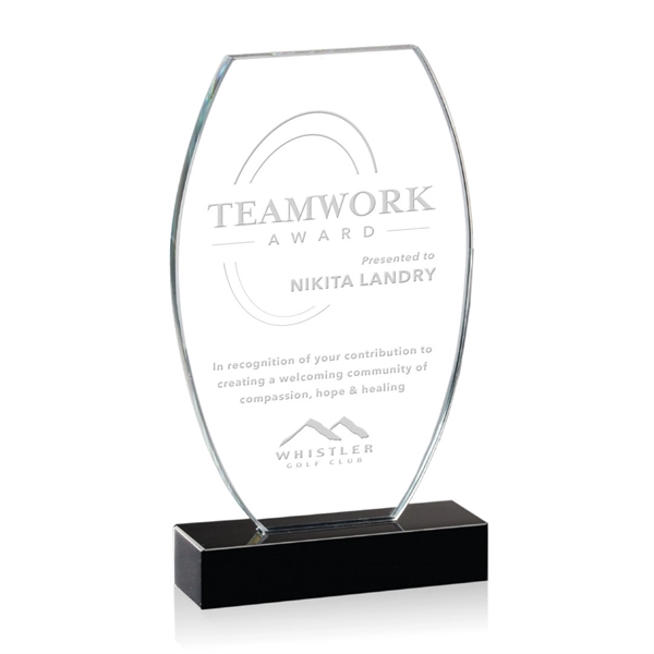 Clear Optical Crystal is given broadly arched sides to create this... from ASI 84592 St Regis Group / St Regis