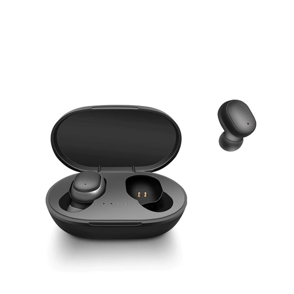 A pair of A6S wireless bluetooth earbuds with an included charging... from ASI 37218 Athena Promo (tm)