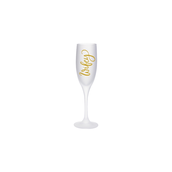 6 oz Frosted Champagne Glass... from ASI 92531 Unique Custom Products / UCP