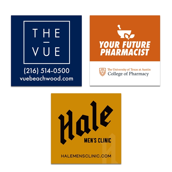 High gloss (UV) customized promotional magnets... from ASI 62088 IDProductsource