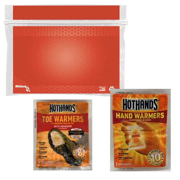 Warmer combo pack with a pair of hand warmers and toe... from ASI 84514 Safety Made
