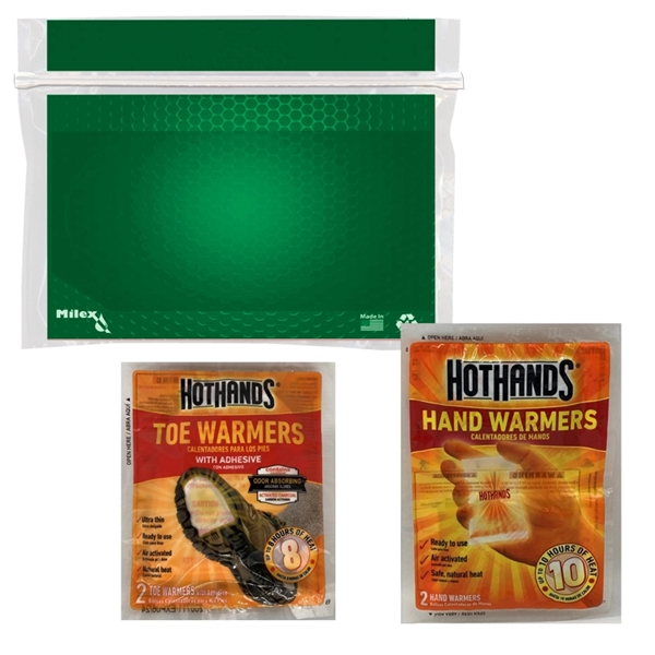 Warmer combo pack with a pair of hand warmers and toe... from ASI 84514 Safety Made