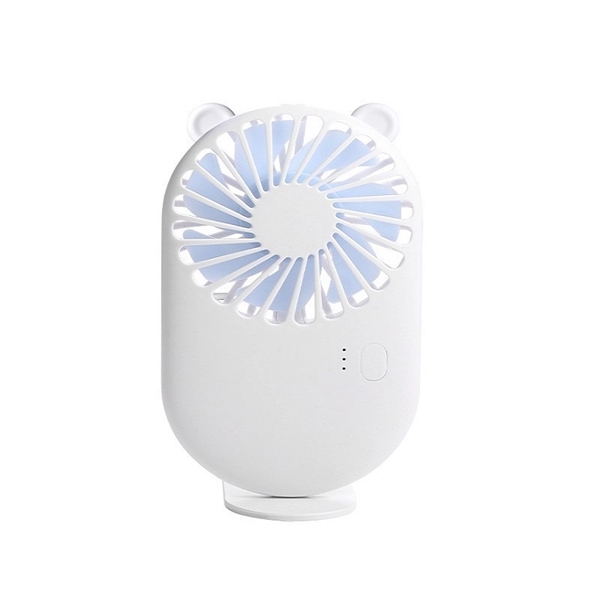 Mini portable hand fan made of ABS plastic and silica gel... from ASI 37218 Athena Promo (tm)