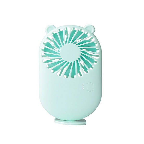 Mini portable hand fan made of ABS plastic and silica gel... from ASI 37218 Athena Promo (tm)