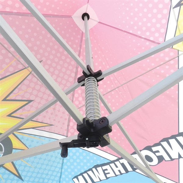 Custom Full Color Digital 10' Heavy Duty Hexagon Canopy Tent With... from ASI 80228 Quinn