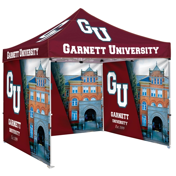 Custom Full Color Digital 10' Heavy Duty Hexagon Canopy Tent With... from ASI 80228 Quinn