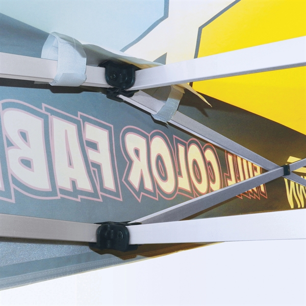 Custom Full Color Digital 10' Heavy Duty Hexagon Canopy Tent With... from ASI 80228 Quinn