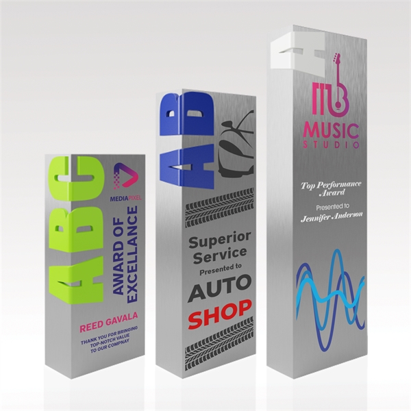 Shine bright with attractive, energetic and engaging accents! Style your award... from ASI 93986 Visions/Awardcraft / Visions Awards