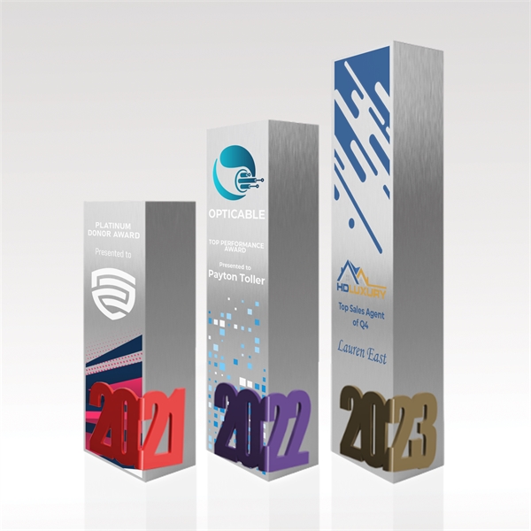 Shine bright with attractive, energetic and engaging accents! Style your award... from ASI 93986 Visions/Awardcraft / Visions Awards