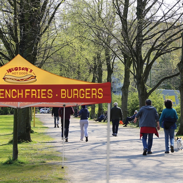 Custom Full Color Digital 10' Square Canopy Tent... from ASI 80228 Quinn