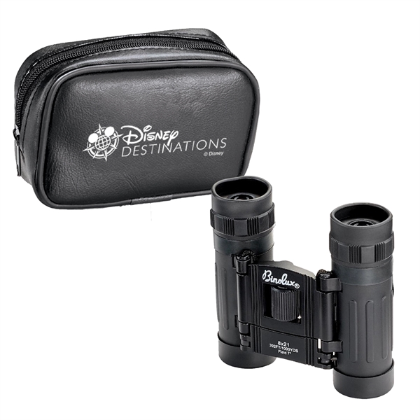 8 x 21 power roof prism binocular with black armored body,... from ASI 46170 Compass Industries Inc